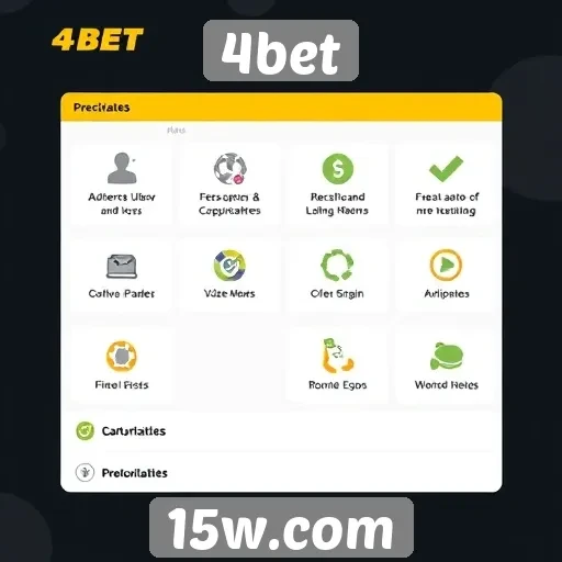 Recursos e funcionalidades do site 4bet para usuários